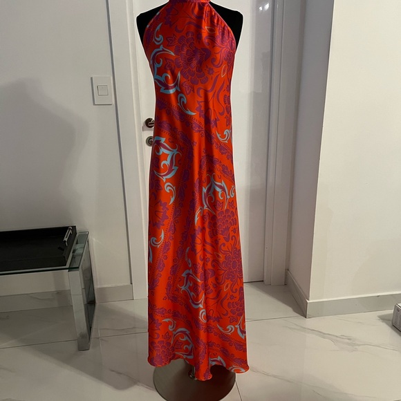 PINKO Motif-Print Halterneck Dress - Picture 5 of 13